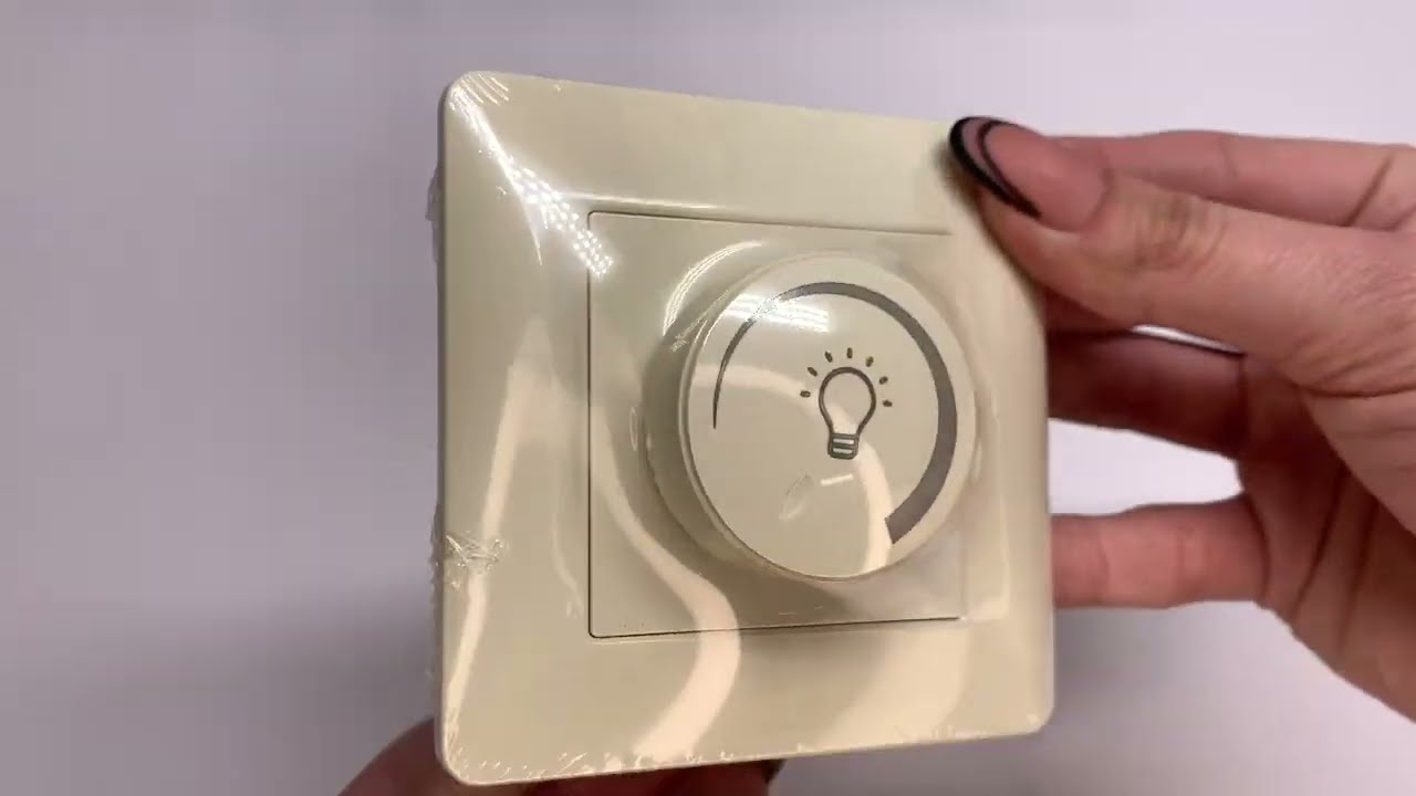 Светодиодный регулятор света BINERA 200ВТ Videx крем (VF-BNDML200-CR)