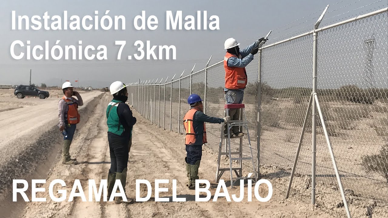 Instalación de Malla Ciclónica 7.3km