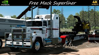 *Free Mack Superliner* Woodchipper Hauled Longview to Texarkana *JBX2/TAA Combo* ATS PC 4K 1.56