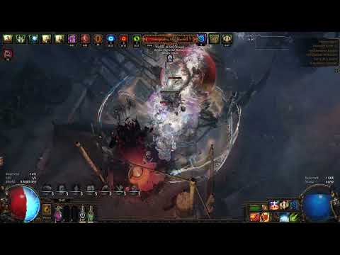 Path of Exile 3.17 Archnemesis - UltraGuardian Bosser/DPS variant - Clearing/tank waves 29 & 30 easy