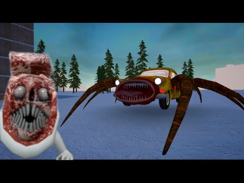 CAR EATER vs BRIDGE WORM In Garry's Mod