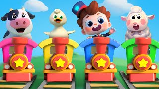 Kereta Api Mengantar Hewan Pulang🚂| Lagu Hewan | Lagu Anak | Ayo ! Neo 🌟| BabyBus Bahasa Indonesia