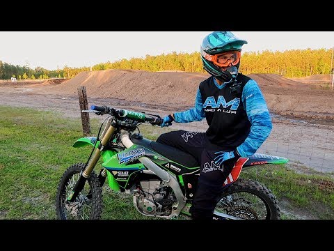 2019 KX450F FIRST RIDE!