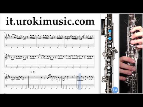 Lezioni di Oboe Luis Fonsi - Despacito Tutorial Spartito Parte#2 um-a276