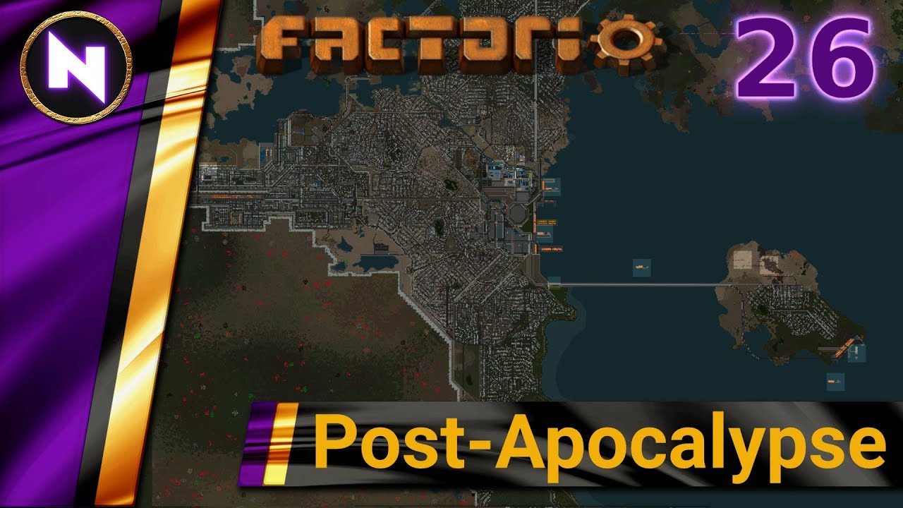Factorio Post Apocalypse #26 URANIUM PROCESSING