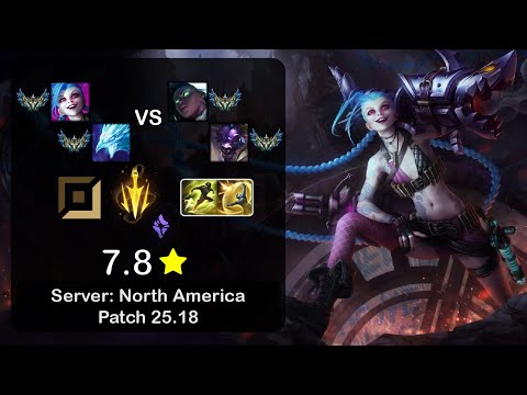 Jinx ADC + Anivia vs Senna + Alistar - NA Challenger - Patch 25.18