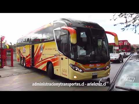 Bus-Sur KVKZ97 Almendra en ruta Punta Arenas - Puerto Natales | Mascarello Roma 350 - Scania K400