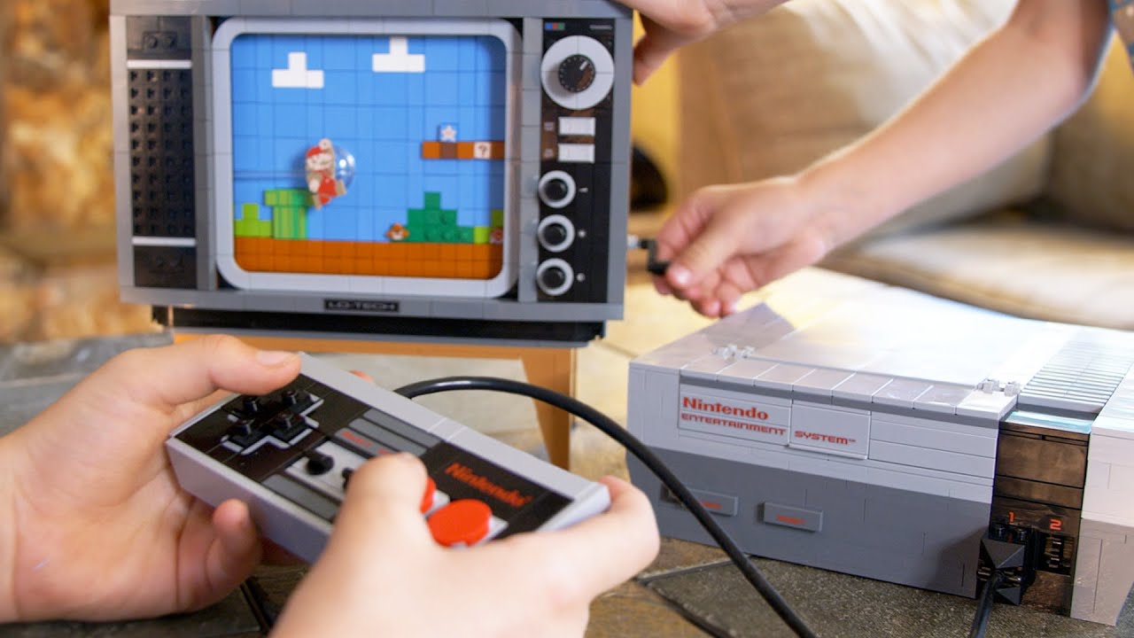 Watch us build this NES entirely with lego! (OVER 2,000 PIECES!)