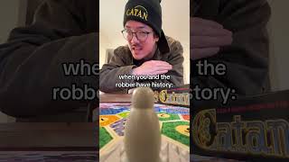 The robber can kick rocks tbh 😤 follow for more #boardgames content!