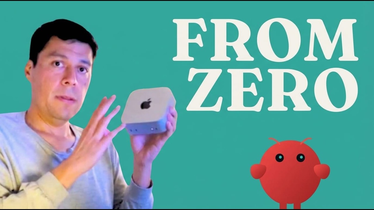 openclaw on a mac mini, starting from zero