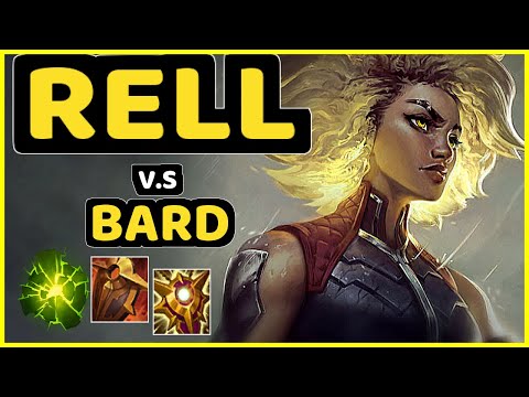 TRYMBI (RELL) vs BARD - BOTTOM SUPPORT GAMEPLAY - EUW Ranked MASTER