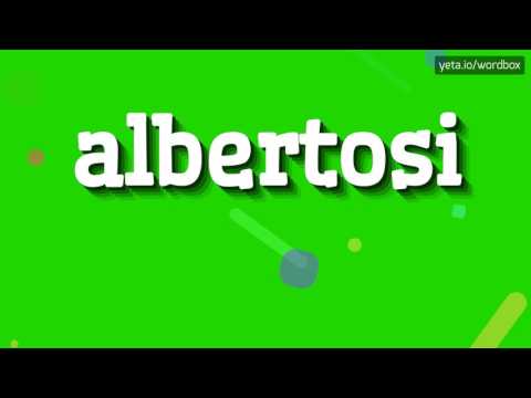 ALBERTOSI - HOW TO PRONOUNCE IT!?