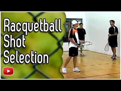 Racquetball Shot Selection and Court Positioning featuring Shane Vanderson