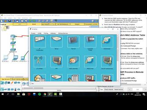 5.3.2.8 Packet Tracer - Examine the ARP Table by Sahrul Azis versi indonesia