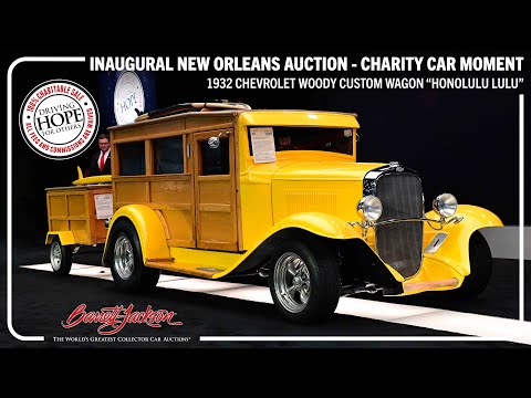 $375,000 CHARITY SALE BENEFITTING MAUI - 1932 Chevrolet Woody "Honolulu Lulu" - BARRETT-JACKSON