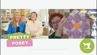 How to Sew the Pretty Posey Quilt Block