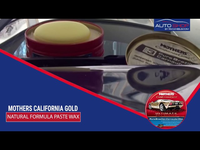 MOTHERS California Gold Natural Formula Paste Wax - 12oz Video