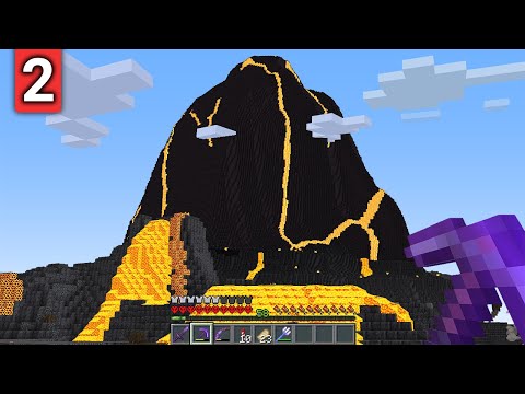I Built A Volcano In Hardcore Minecraft