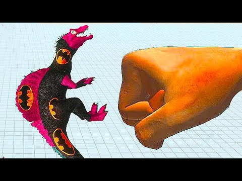 Hit The Targets of All Units & Dinosaurs With Epic Punch - Animal Revolt Battle Simulator