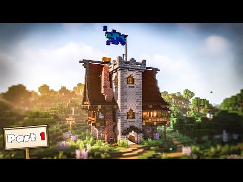 DiddiHD - Minecraft: How to Build a Medieval Town Hall / House [Tutorial #1]