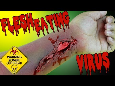 DIY | Flesh Eating Virus!!! DIY HALLOWEEN SFX YOU CAN DO AT HOME!!! Video