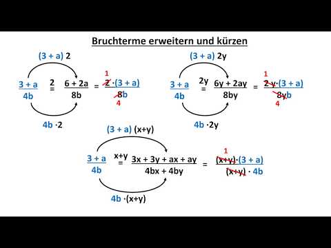 bruchterme erweitern und kuerzen