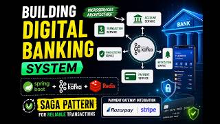 Full Project: How Banks Detect Fraud | Digital Banking System | Spring Boot + kafka + Redis + SAGA
