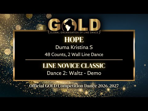 GOLD 2026 Line Novice Classic - Dance 2: Waltz "Hope" - Demo with music