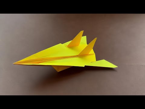 How to make a Cool Paper Jet Plane / EASY origami airplane ...