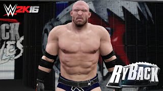 WWE 2K16 Creations: Ryback New 2016 Attire with Logos! (PS4)