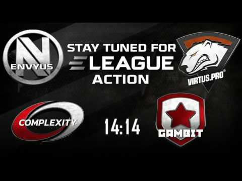 [LIVE 1080p]ELEAGUE Season 1 - Group F Semi-Finals - ENVYUS, COMPLEXITY, VIRTUS.PRO, GAMBIT