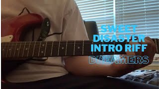 Sweet Disaster - DREAMERS | Guitar Intro Riff Tutorial Easy