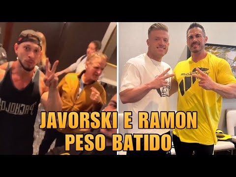 Ramon Dino e javorski peso batido - veja algumas imagens da pesagem 🔥