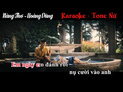 [KARAOKE] Nàng Thơ - Hoàng Dũng | TONE NỮ - BEAT CHUẨN