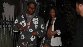 ASAP Rocky & Rihanna are seen for the FIRST TIME at Baby Shower in Los Angeles