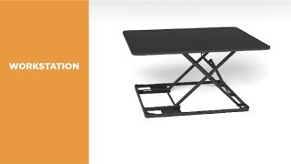 Ultra-Slim Adjustable Desktop Sit-Stand Workstation - DWS29-01