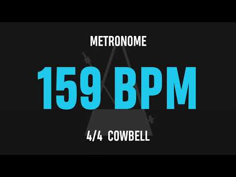 159 BPM 4/4 - Best Metronome (Cowbell)