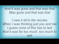 Earlimart - The Movies Lyrics