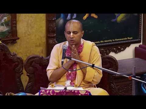 Vraja Bihari Prabhu Lecture on Satisfaction And Gratitude Are Keys To Spiritual   Bliss