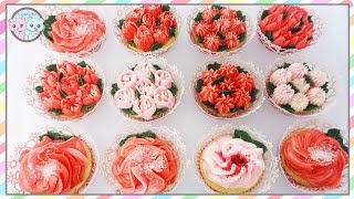 YUMMY EASY VALENTINE'S DAY CUPCAKES USING RUSSIAN PIPING TIPS + GIVEAWAY!