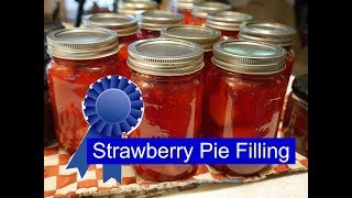 Blue Ribbon Canning Strawberry Pie Filling