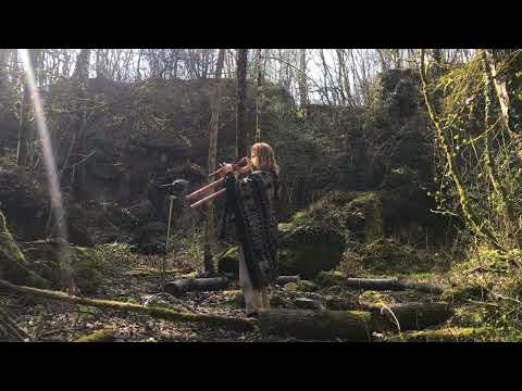 Triple bass Native American Flute