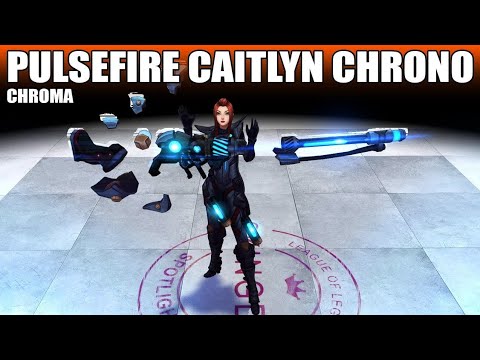 Pulsefire Caitlyn Chrono Chroma 2020 - League Of Legends