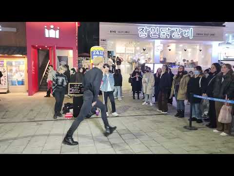 20230131 Tue. OneOf#원오브 Hongdae Busking 홍대 버스킹 SnowHorse#눈말 185054