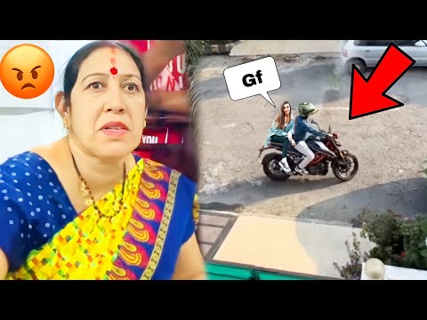 Sahil's Girlfriend on Bike 😱😱@souravjvlogs