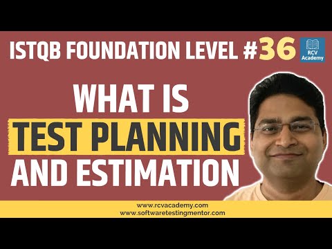 ISTQB Foundation Level 36 Test Planning and Estimation