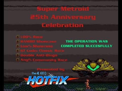 Super Metroid 25th Anniversary Celebration Low% Showcase
