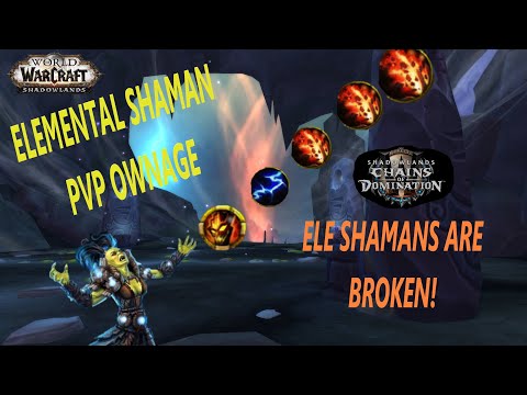 Elemental Shaman PvP | Insane Damage & 1 Shots! | (World of Warcraft) - Shadowlands 9.1