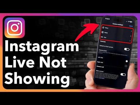 How To Fix Instagram Live Option Not Showing