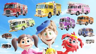 Fire Truck Colors Mini-Matt | What Do You See? Song  | Find It Version | Dream English Kids gameplay video by jconradslp, 3:31 duration